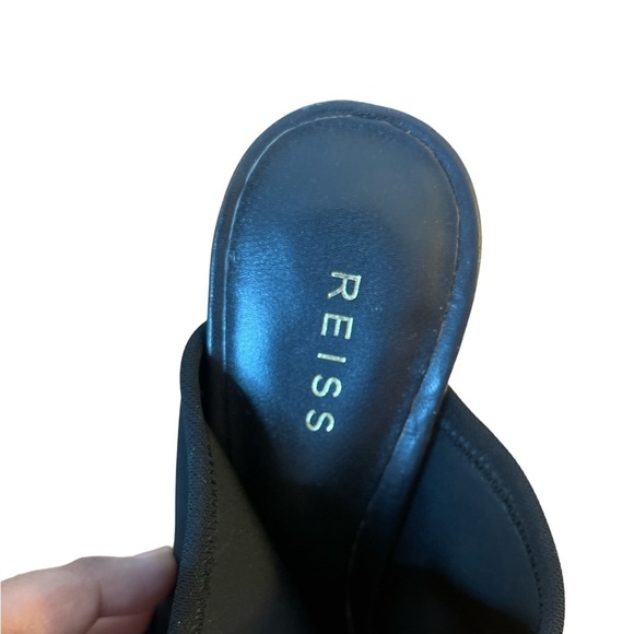 Reiss Black Heeled Sandals - Picture 2 of 6